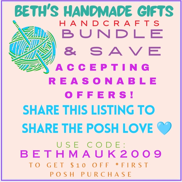 🎀 NEW Pink Crochet Infinity Scarf & Hat Set Bright HANDCRAFTED - Picture 4 of 4